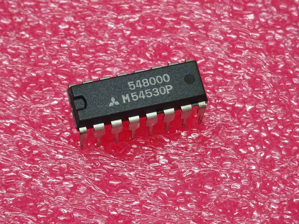 MITSUBISHI ci M 54530 P ~ ic M54530P ~ 7-unit 400mA NPN darlington transistor array(PLA032)