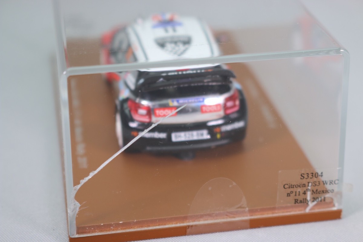 CITROEN DS3 WRC RALLYE DU MEXIQUE 2011 P. SOLBERG SPARK S3304 1:43 4ème | eBay