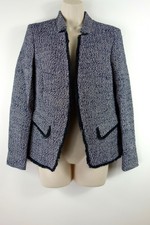 Helene Berman Jacket Designer Tweed Blazer Size Xs