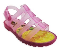 Girls Size 11 Jelly Sandals Disney Princesses Summer Shoes