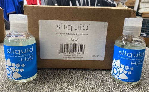 4.2 Oz Sliquid Naturals H2O Water Lubricant Couples Intimate Glide Sex