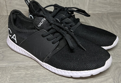 Nautica Women's Sneakers Black and white Size