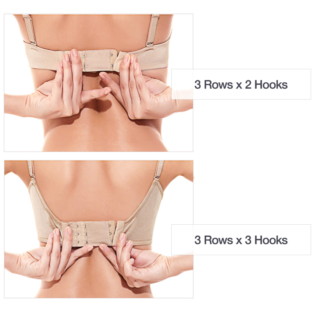 36PCS bra extenders 3 hook 3 rows extension for bra Bra Strap Extender