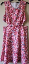 Mackenzie & James Women's Pink Floral Dress Size 1X New