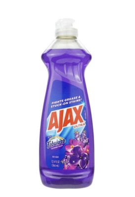 Lot of 3 Ajax w/ FABULOSO  Ultra Dish Washing Detergent Liquid Soap 12.4oz