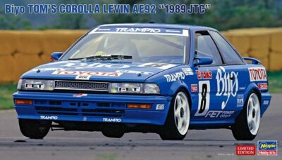 Hasegawa 20579 Biyo Tom's Corolla Levin AE92 ''1989 JTC'' 1/24