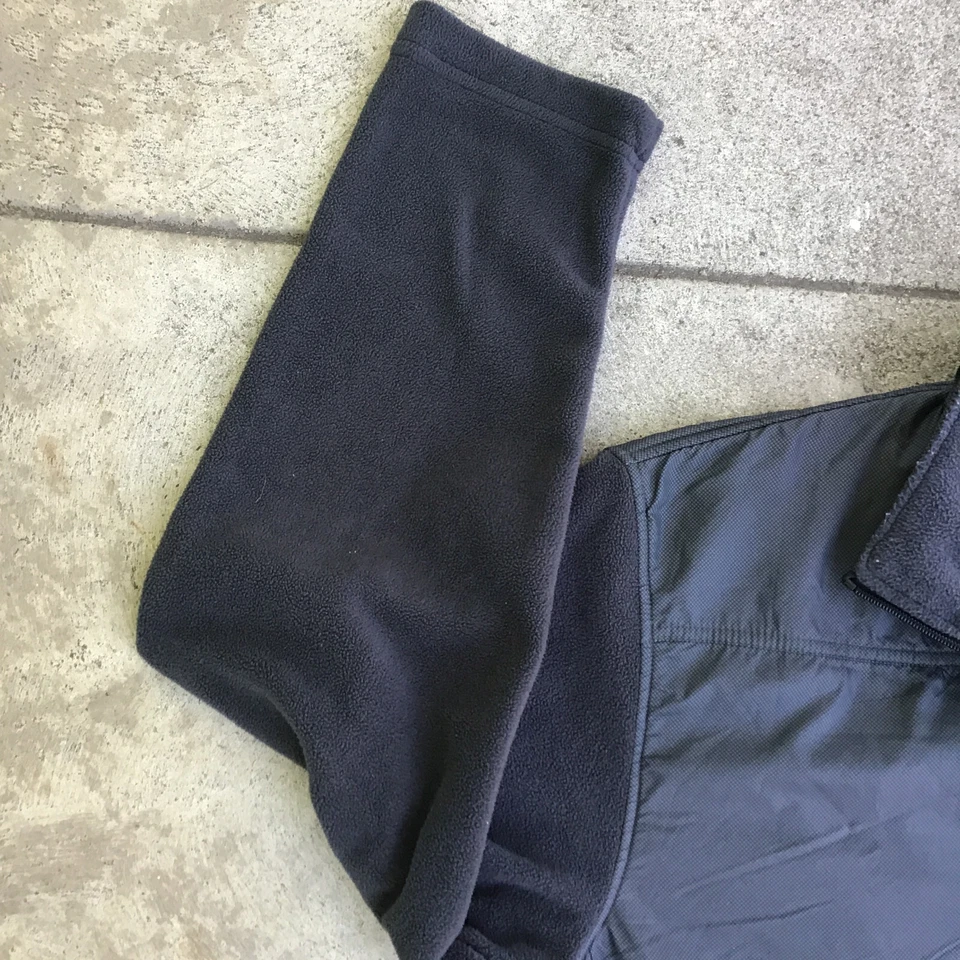 Chaqueta New Balance Polar Polar Fleece Cremallera Hombres XL Sudadera Gris Negro Foto 2 de 4