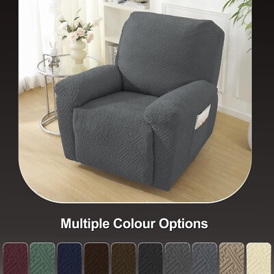Stretch Recliner Chair Slipcover Lazy Boy Sofa Cover Protector US Stock