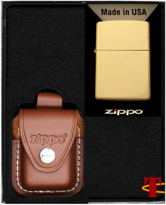  Feuerzeug-Set ZIPPO  FLAT SAND Box No2
