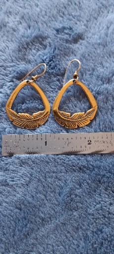 Laurel Birch Earrings Leaf Pattern - image 3