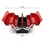 Large 3 Tier 5 Tray Cantilever Tool Box - Heavy Duty Metal Storage For Workshop