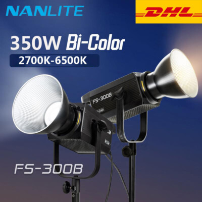 Nanlite FS-300B 350W Bi-Color COB LED Video Light Studio Nanlite FS-300B 350W Bi-Color COB LED Video Light Studio