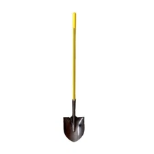 Nupla-72-016 Round Point Shovel, 48 in.Handle, 16 ga.,58 x 8.5 x 4 inches