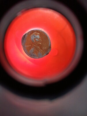 1991  Penny With Rim Cud On Reverse Die Crack On Obverse Struck On Dime Planchet