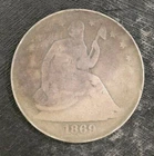1869-S Seated Liberty Half Dollar - Semi Key Date - L17D9