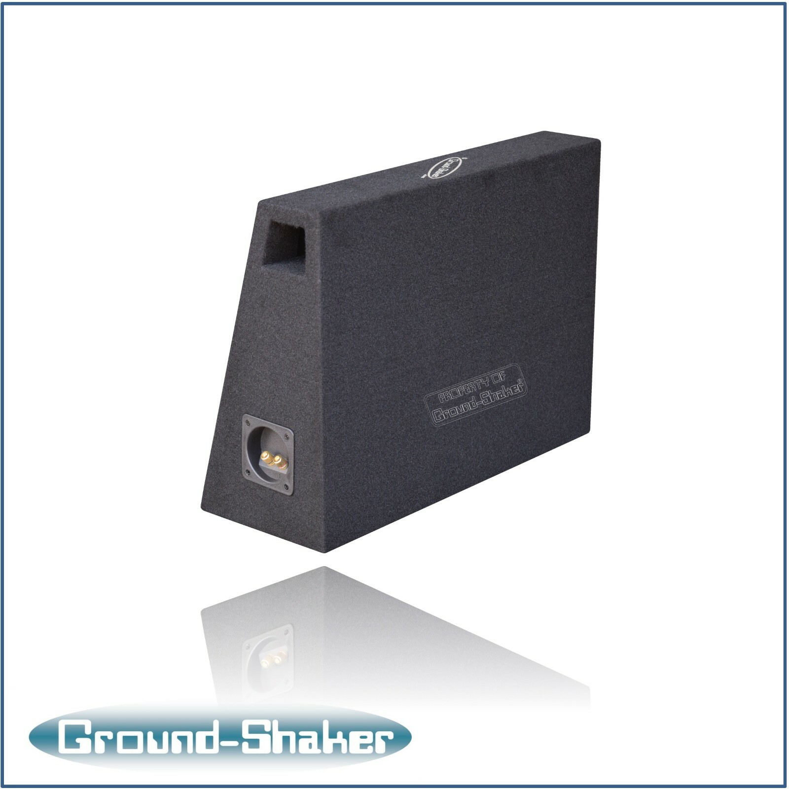 8" Single Ported Vented Sub Box Enclosure For Kicker Solo Baric