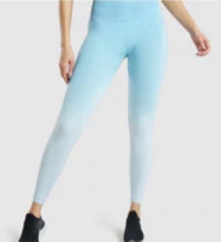 Gymshark Leggings Small NWOT Blue Ombré 