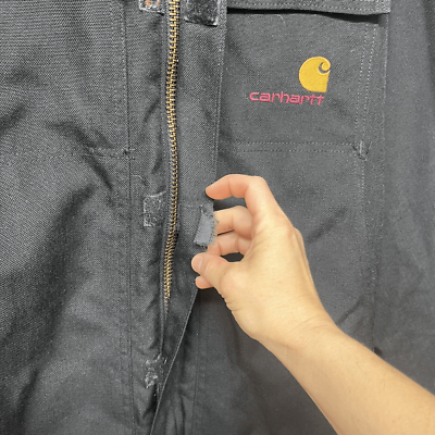 Vtg Carhartt J02 BLK Arctic Mens Quilted Lined Corduroy Vtg Carhartt J02 BLK Arctic Mens Quilted Lined Corduroy