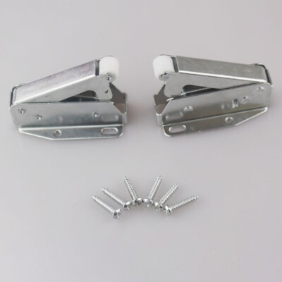 Schranktür Druckriegel - 2er Set, ABS, Selbstverriegelnd, Kollisionsgeschützt