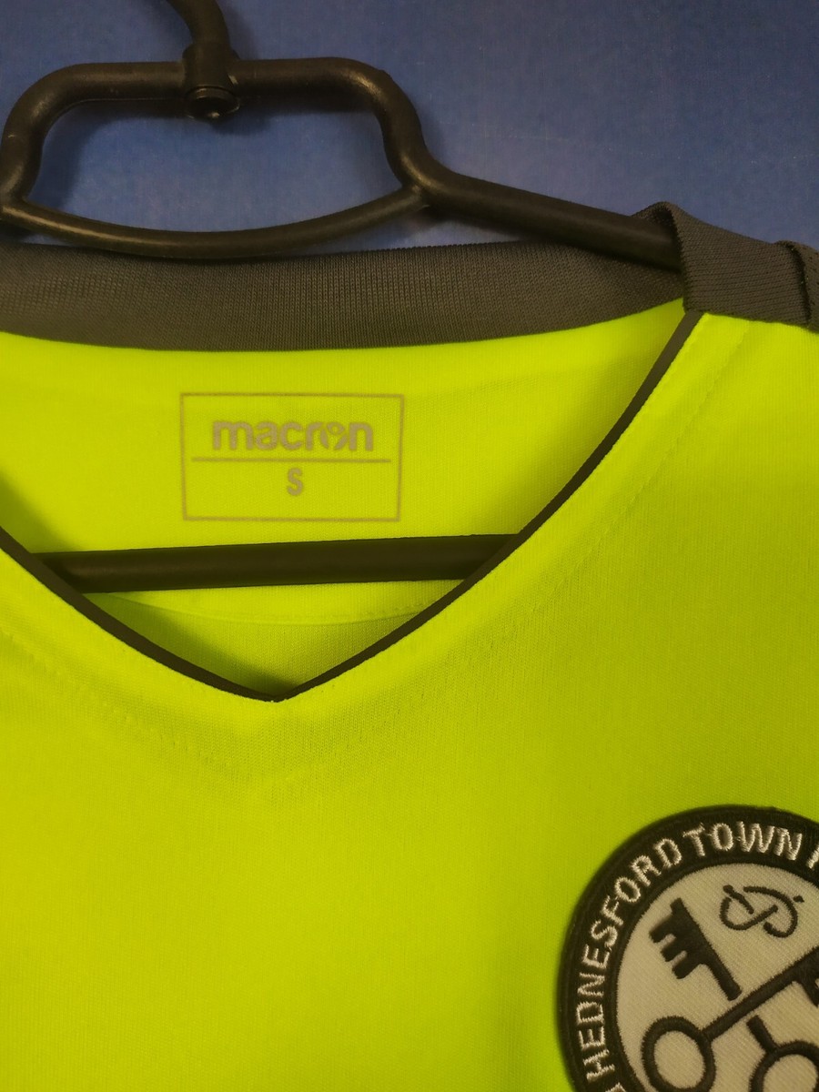 Maillot Away Hednesford Town 2017-2018 - Taille L, Macron, Occasion Bon état, Gris
