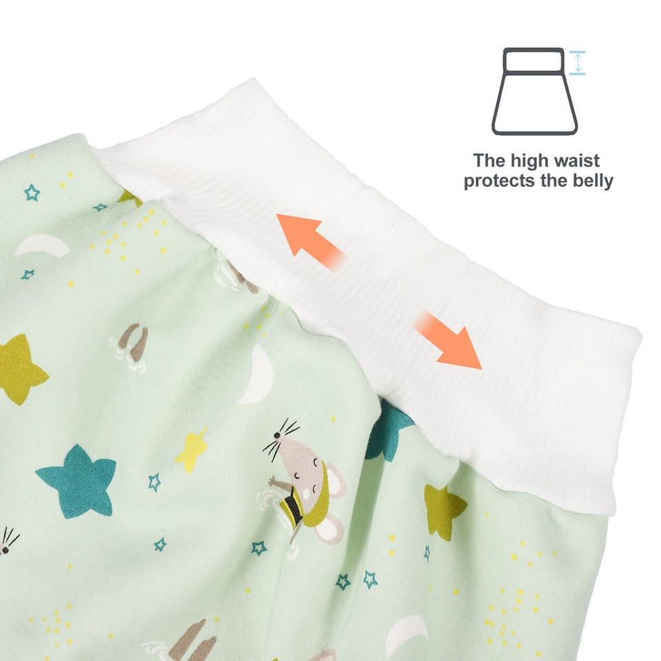 2 Pack Potty Training Bed Clothes Kid Diaper Skirt Rabbit Design Baby eBay
