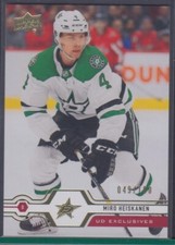 Miro Heiskanen 2019 Upper Deck Ud Exclusives 398 100 Miro Heiskanen 2019 Upper Deck Ud Exclusives 398 100