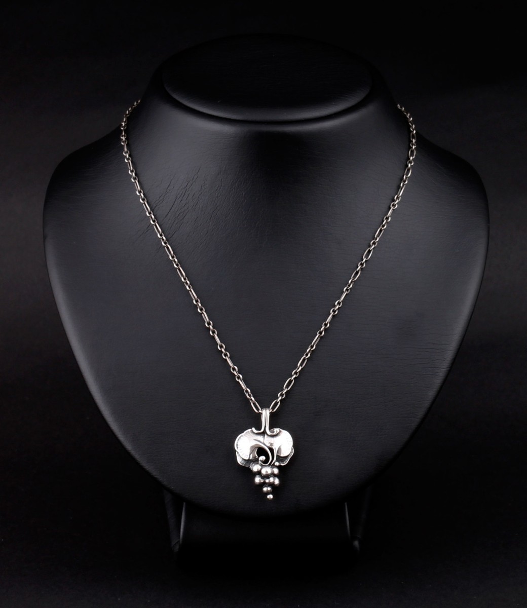 GEORG JENSEN Sterling Silver Pendant Of The Year 1996. VERY RARE 