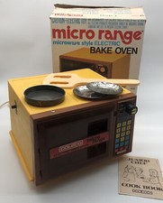 1978 Coleco Micro Range Electric Bake Oven Microwave Original Box  Acces. Works