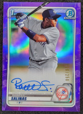 2020 Bowman Chrome 1st Purple Refractor /250 AUTO Raimfer Salinas #CPA-RS