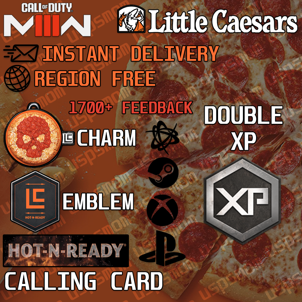 CharlieIntel on X: Call of Duty  description has revealed that  Little Caesars partnership is back for Modern Warfare III. Order from  Little Caesars in November to get Double XP and bonus