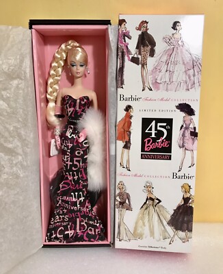 Barbie Fashion Model 45th ANNIVERSARY Silkstone 2004 Doll NRFB