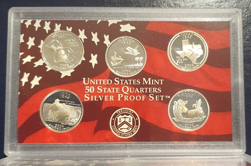 2004 US Silver proof set in orig govt pkg. Proof set with COA - Picture 6 of 7