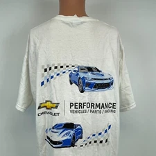 Chevrolet Performance Double Sided T Shirt Car Automobile Size XL