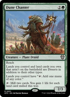 1x Dune Chanter - Commander: Outlaws of Thunder Junction - NM - MTG