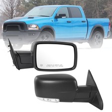 Door Mirror Compatible with 2009-2018 Ram 1500 2010-2018 Right Passenger Side