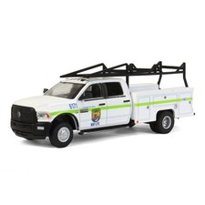 Greenlight 1/64 2018 Ram 3500 Dually Service Bed Pickup Truck San Diego Fire... 