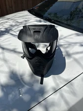 Empire X-Ray Single Lens Paintball Mask Black with Chin Strap Adjustable