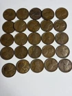 1/2 Roll 1916 S Lincoln Wheat Cents Penny Good or Better Condition 25 Coins