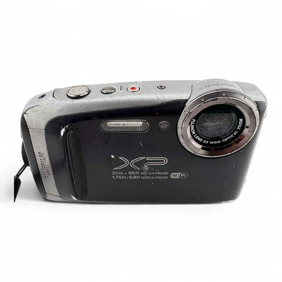 Fujifilm FinePix XP130 16.4MP LCD Screen Waterproof Digital Camera Black Scratch - Image 3 of 4