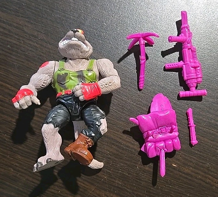 Original TMNT Figure Dirtbag Teenage Mutant Ninja Turtles Complete