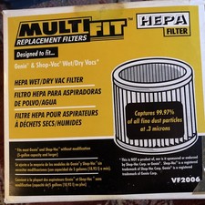MULTI FIT Wet Dry Vac Filter VF2006 Genie Shop-vac 5 Gal Wet/Dry Vac Filter (A2)