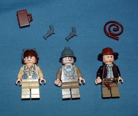 INDIANA JONES, FIGHTER PLANE ATTACK SET 7198 - LEGO - 2009 - USED