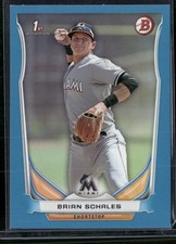 2014 Bowman Draft #DP103 Brian Schales Blue #/399