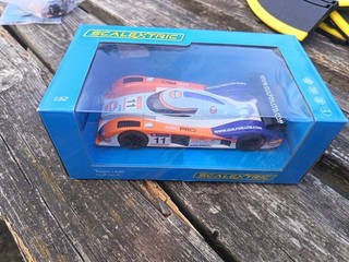 Scalextric C4090 Team LMP GULF LE MANS Style Car Working Good Condition