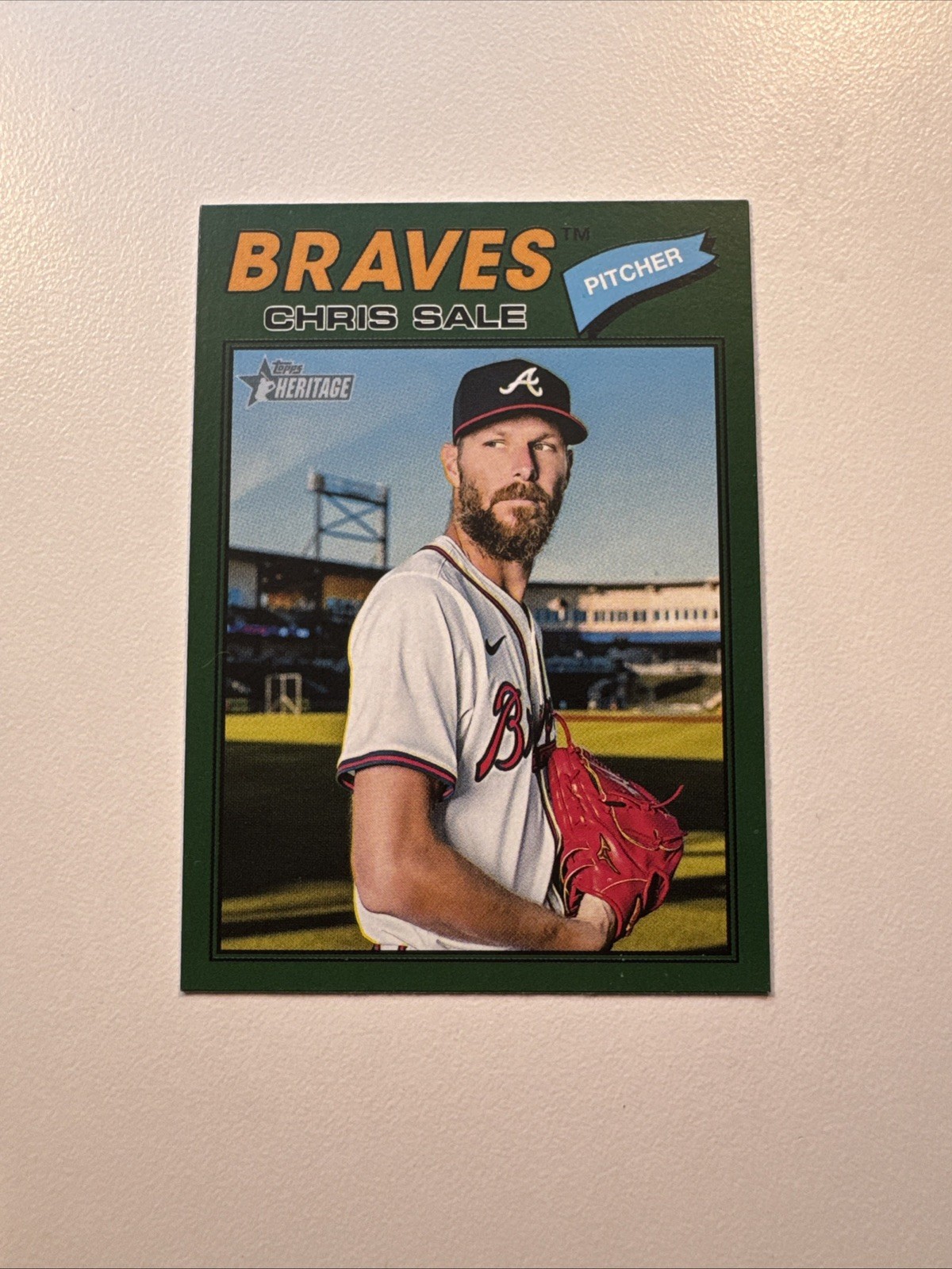 2026 Topps Heritage - Chris Sale #278 Dark Green Border