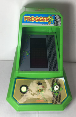Vintage Coleco  Official Frogger By Sega Tabletop Arcade Game No Battery Cover
