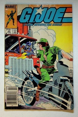G.I. JOE A Real American Hero #44 Marvel Lady Jaye Newsstand 1986