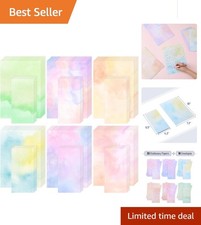 Artistic Stationery Set: 30 Durable Writing Papers  18 Envelopes in 6 Designs