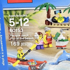 LEGO CITY People Pack Fun At The Beach 60153 Retired 2017- Box Package Only