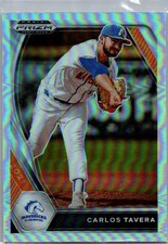 2021 Panini Prizm Draft Carlos Tavera Silver Prizm  UTA Mavericks #PDP137